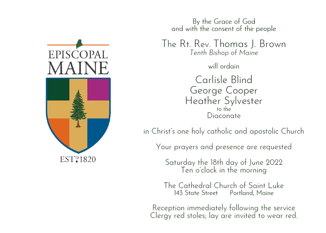 Ordination Invite